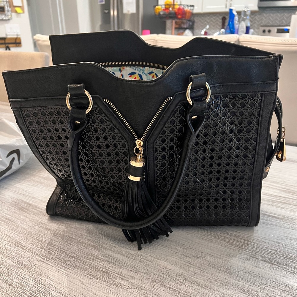 Big Buddha Black Tote Bag